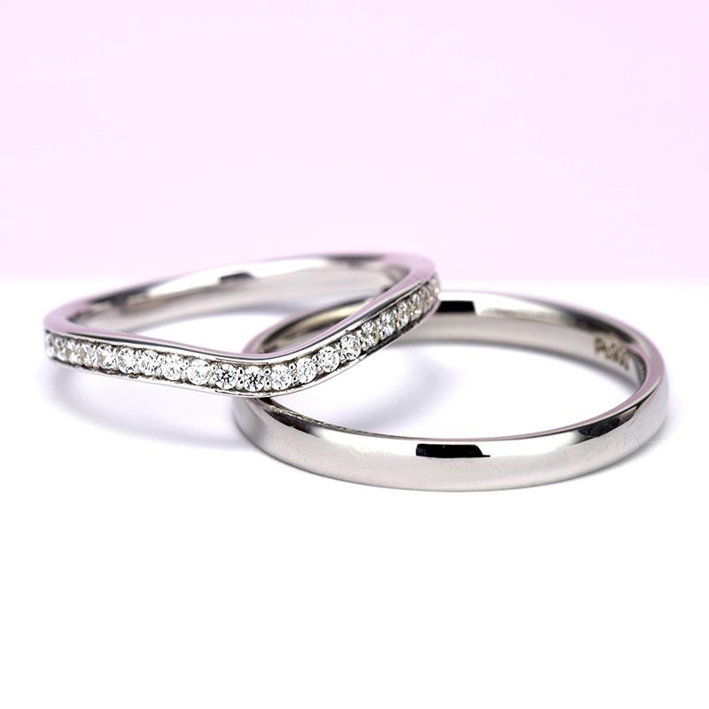 激安の 永遠 Towa 結婚指輪 Pt 緩やかなv字デザインのハーフエタニティリング 3 Gcom939 998 Shopooo By Gmo 通販 Yahoo ショッピング 人気特価激安 Kslcity Com My