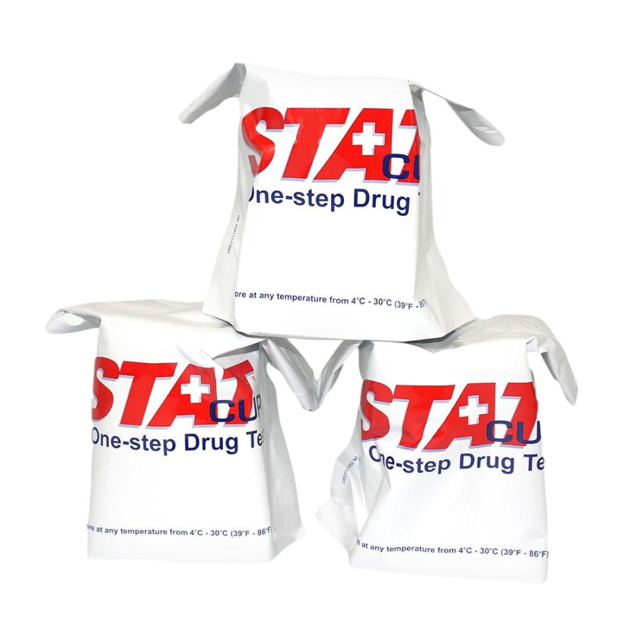 STAT-CUP(10)(3個入り)10種(MDMA)の乱用薬物が尿から5分で判る検査キット【米国製 正規輸入品・安心の品質保証・FDA/CE】 | 