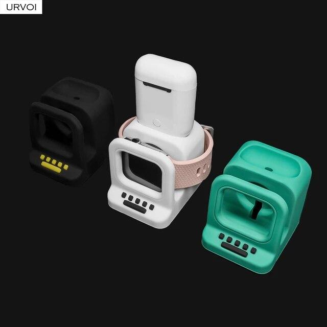 Urvoi-Apple Watch用シリコンスタンド,2 in 1充電ドック,AppleWatch用デザイン｜itemselect｜04