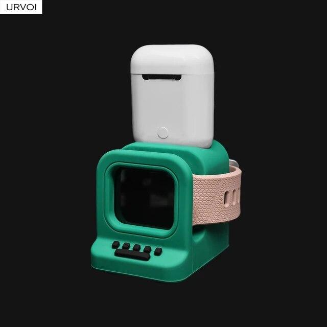 Urvoi-Apple Watch用シリコンスタンド,2 in 1充電ドック,AppleWatch用デザイン｜itemselect｜07