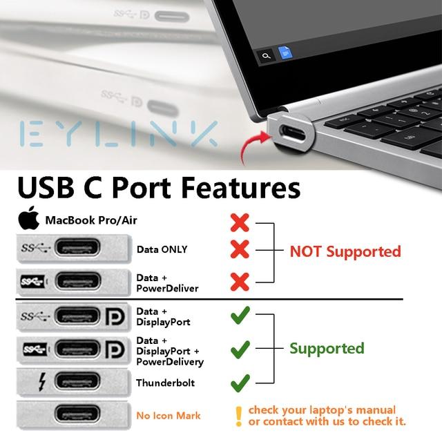 USB Type Cラップトップドッキングステーション,デュアルHDMIディスプレイ,USB 3.0,ハブアダプター,HP dell xps表面,Le｜itemselect｜09