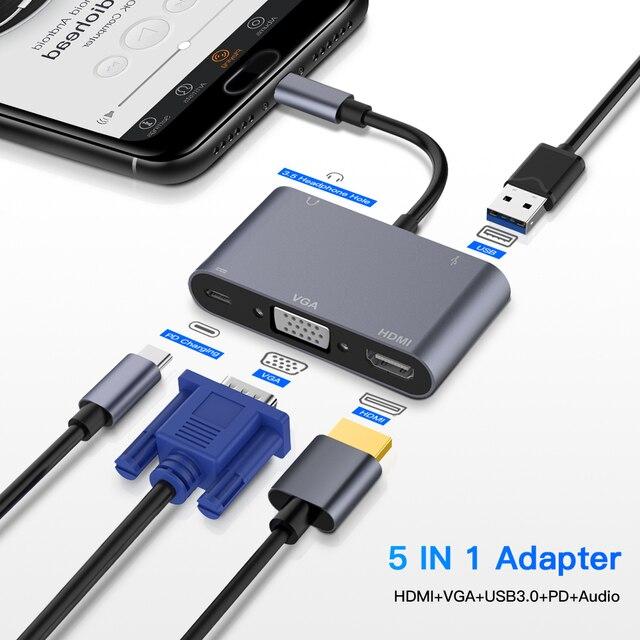 USBタイプCアダプター,hunderbolt 3タイプC,MacBook Pro,ノートブック,3.5mmジャック付き｜itemselect｜12
