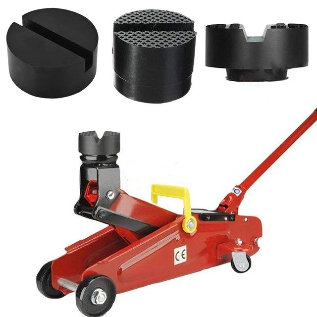 車のリフトジャック,黒いゴムパッド,スロット付きフロアジャック,フレームレール,bmw auti bandz skoda ford