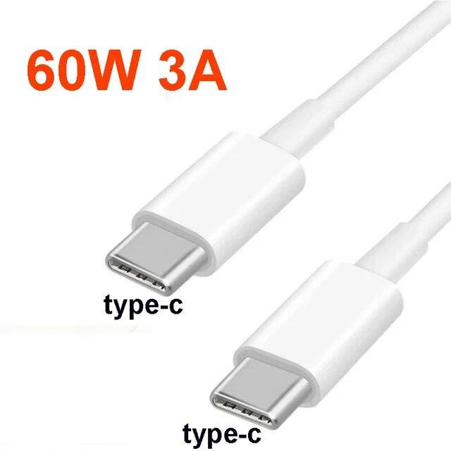60W USB Type-C急速充電ケーブル,Xiaomi Mi 10 Pro,Samsung S20,macbook,iPad用のタイプC急速充電ケ｜itemselect｜02