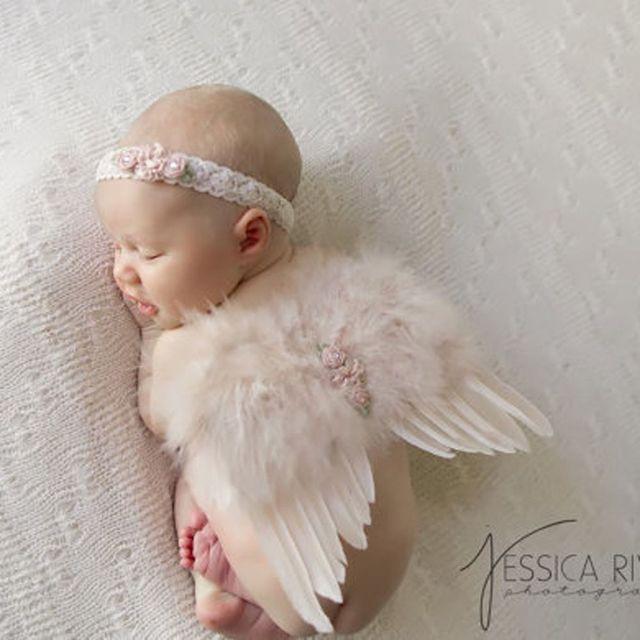女の赤ちゃんのための天使の羽,かわいい,花のヘッドバンド,写真アクセサリー,2ピース/セット｜itemselect｜37