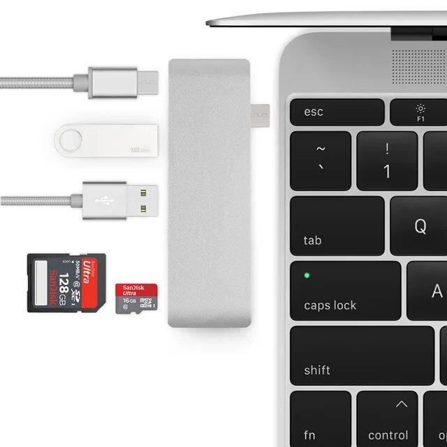 Usb cハブタイプcアダプタドッキングステーション2 usb 3.0 tf sdリーダーpdサンダーボルト3 macbook proの空気M1 20｜itemselect｜14