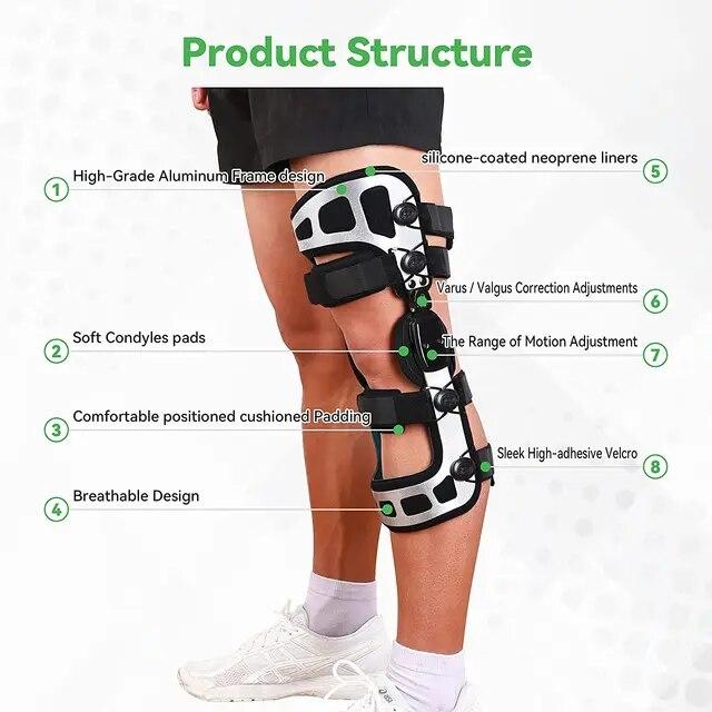 Oa unloader膝装具、予防、関節症の緩和、関節痛、脱臭、変形性関節症の修正、膝の整形外科｜itemselect｜04