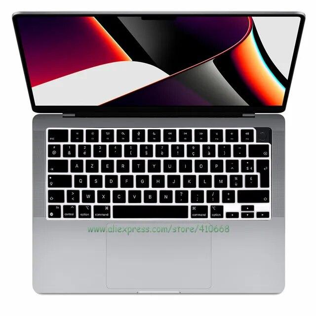 Zazerty-シリコンキーボード用保護カバー,EUバージョン,Macbook Pro 14用,16インチ,2021 a2442 a2485 m1 p｜itemselect｜08