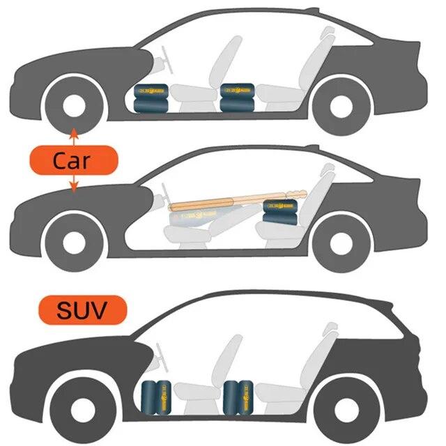 大きくて長い車の後部座席クッション,インフレータブルトラベルフロアパッド,vアクセサリー,前傾斜パッド,シートクッション｜itemselect｜09