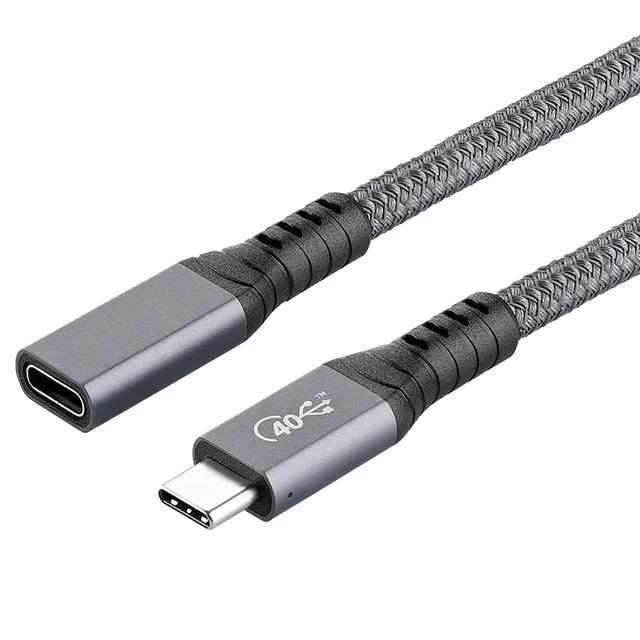 USB4 延長ケーブル usb4 延長 40gbps データケーブル 8k60hz pd100W 急速充電 タイプc データワイヤー 対応 Thund｜itemselect｜02