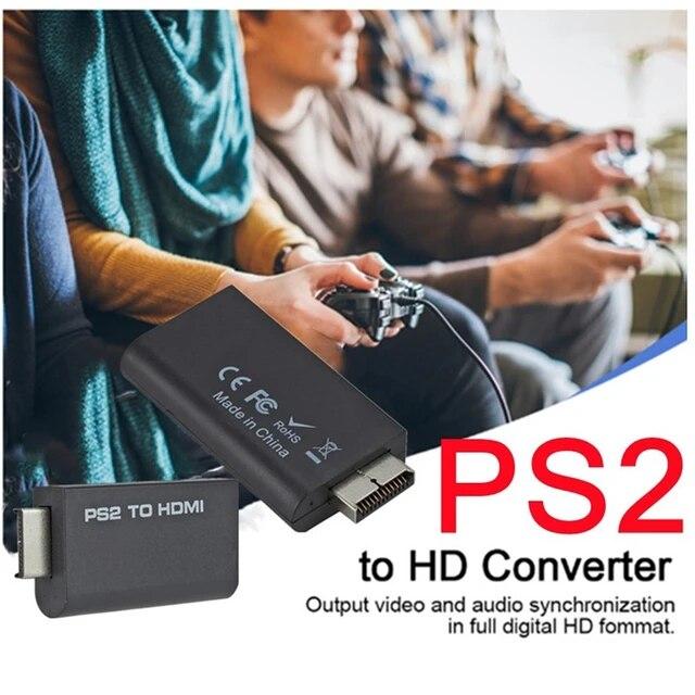 Ps2-hdmi互換コンバーター,1080p,フルHDビデオ変換伝送インターフェース,ゲームコンソールアダプター,HD｜itemselect｜04