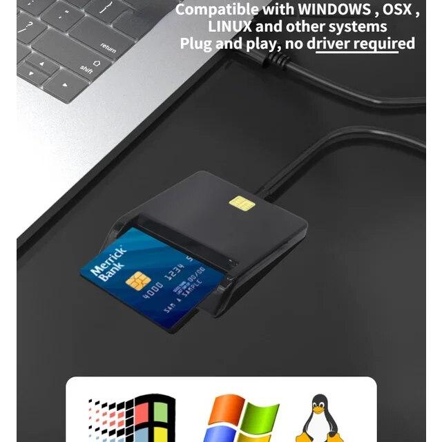 高品質のスマートカードリーダー,バンクカード,ic/id,emv,usb,windows USB-CCID,linux,iso 7816用｜itemselect｜05