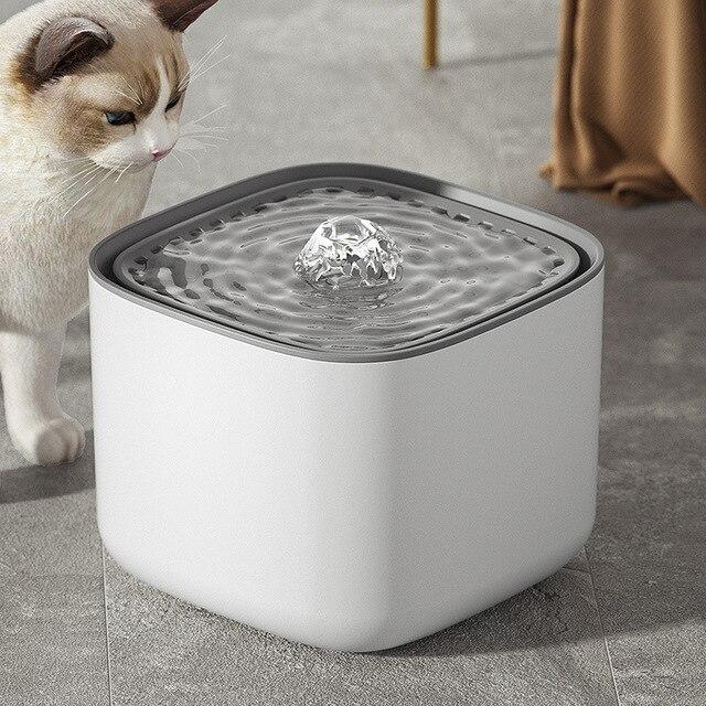 猫用噴水,ペット用自動フィルターディスペンサー,電気ディスペンサーボウル,猫と犬用のUSB電源付きウォーターディスペンサー｜itemselect｜03