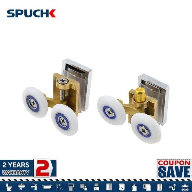 シャワードアローラーすべて銅ダブルホイールスライディングシャワードアローラーベアリングホイールランナー上下交換 a