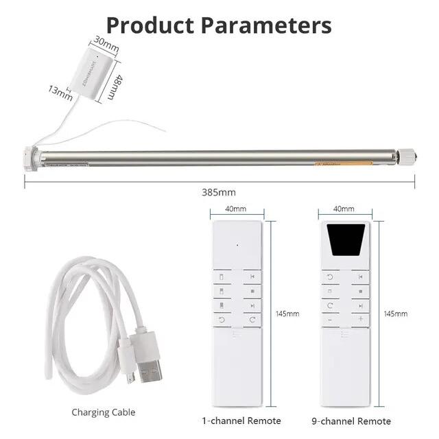 スマート電気カーテン用充電式ローラーモーター,ボート用ブラインド,17mm,25mm,28mm｜itemselect｜21