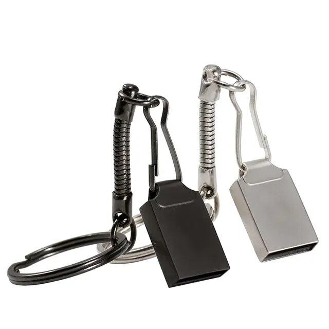 Mini USB Flash Drives 64GB Pendrive Fashion Memory Stick Metal Free Key Cha｜itemselect｜03