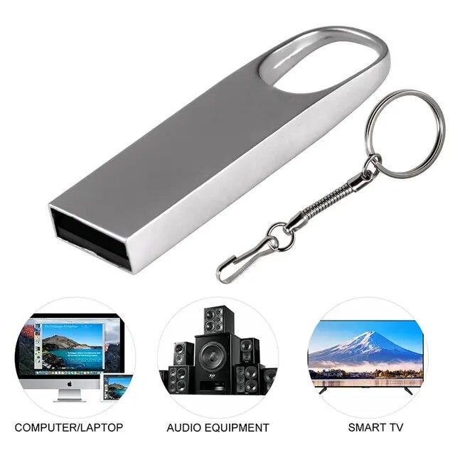 Mini Metal USB Flash Drives 64GB Real Capacity Memory Stick Black Pen Drive｜itemselect｜05