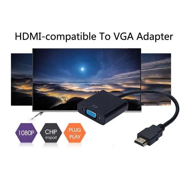 アダプター付きHD 1080p hdmi-vgaオス-vga,paraタブレット,ラップトップ,TV,コンピューターと互換性があります｜itemselect｜11