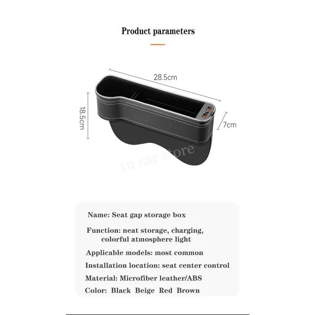 アウディA1,a3,a4,a5,a6,a7,a8,q3,q5,q7,q8用のカーシートホール収納ボックス,オーガナイザーカーアクセサリー｜itemselect｜14