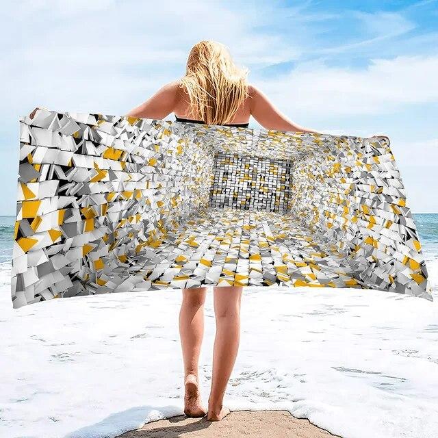 送料無料について Beach Towel Sand Free Quick Dry Extra Large Lightweight Compact Travel Hawa