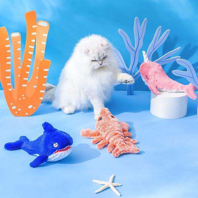 猫用のリアルな振動おもちゃ,インタラクティブで洗える人形,キャットニップパケット付き,小型犬用｜itemselect｜19