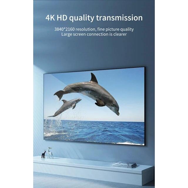 HDMI 2.0 4k 60hz 3Dオーディオビデオケーブル,金メッキ,HD TVボックス用,スプリッタースイッチ,コンピューター,ラップトップ用｜itemselect｜13