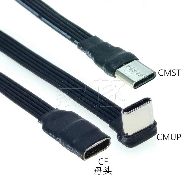 延長ケーブルタイプc,長さ5cm,10cm,20cm,30cm,50cm,100cm (2.0 cm),fpcvヘッドバンド,フラットUSB cケーブ｜itemselect｜11