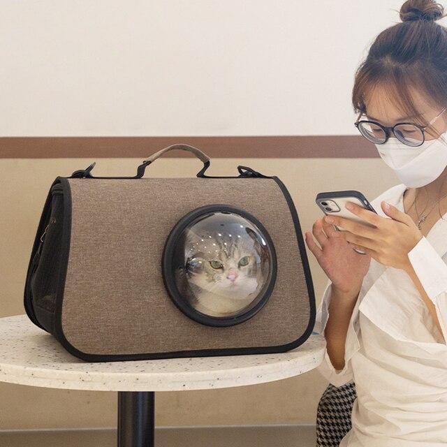 猫用ポータブル宇宙カプセル,犬用バックパック,猫用キャリングケージ,キャリングケース｜itemselect｜12