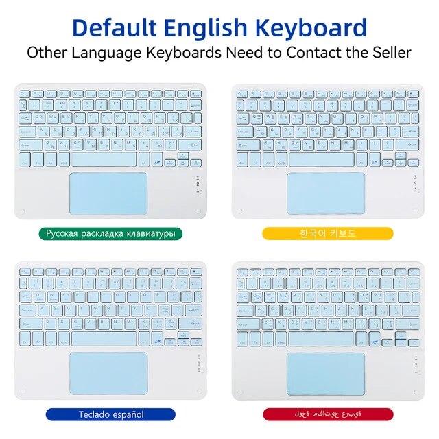 タッチパッド付きワイヤレスキーボードとマウス,Bluetooth,超薄型,iPad,Samsung,Xiaomi,Huawei用｜itemselect｜19