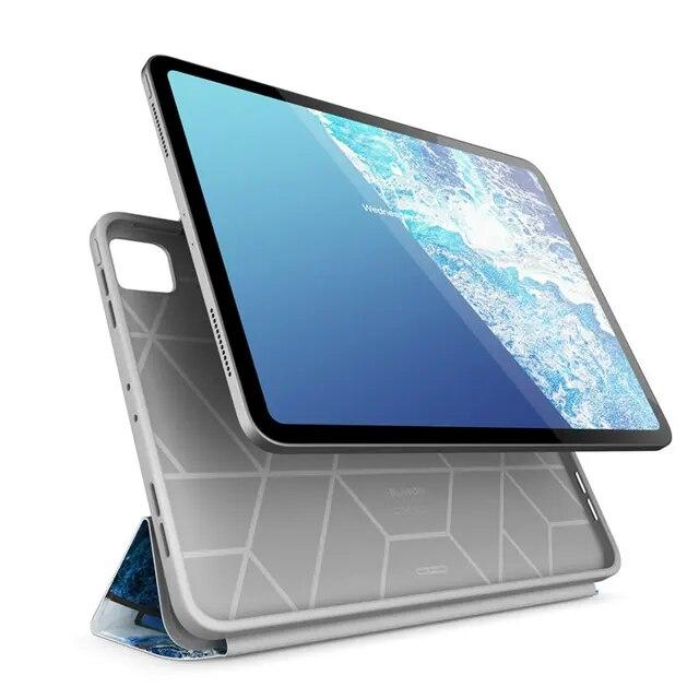 For iPad Pro 11 Case (2020) i-Blason Cosmo Full-Body Trifold Stand Marble F｜itemselect｜19