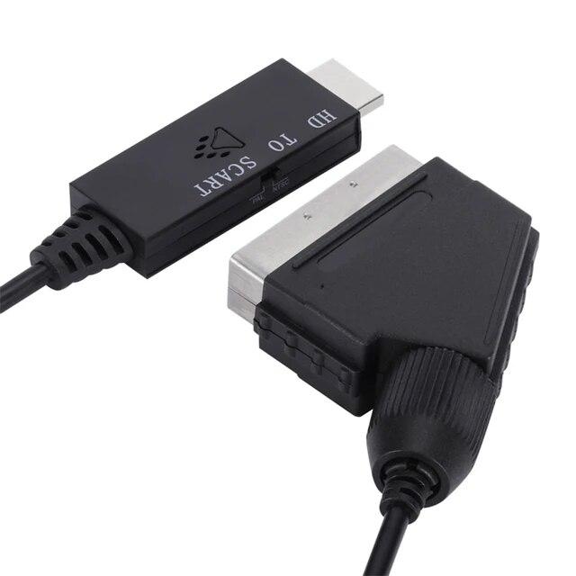 アダプターケーブル低電力消費電力USB電源ケーブルHdmi互換からscartコンバーターアダプタープラグおよび再生｜itemselect｜19