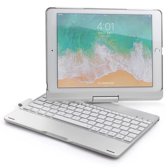 IPad用Bluetoothキーボードケース,Air 2018.5世代Pro用スリーブ,2017 9.7,Anabic用スペイン｜itemselect｜07