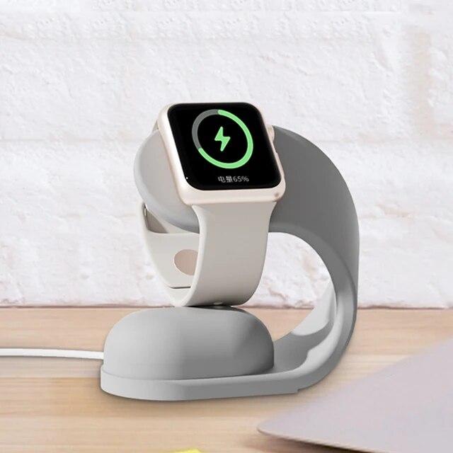 Apple Watch,iwatch 7 se 6 5 4 3 2 u,デスク用の充電スタンド,シリコン｜itemselect｜19