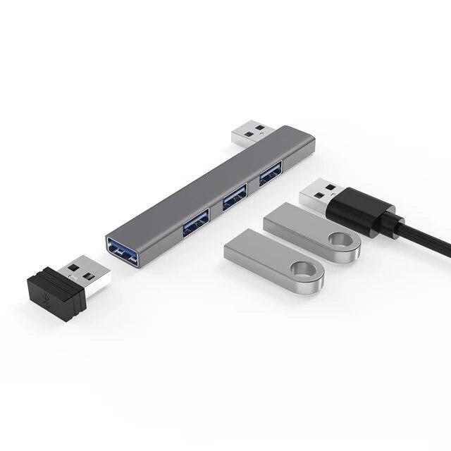 USB Type Cハブ,3.0タイプC,4ポート,マルチusbアダプター,Xiaomi lenovo Macbook Pro 13 15 air p｜itemselect｜16