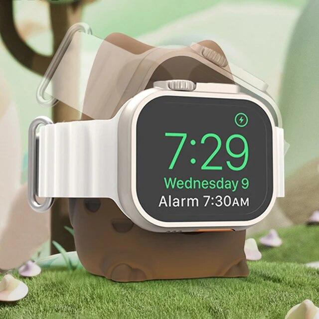 Apple Watch 5,5,pro,iwatch 8,7用のシリコン充電器スタンド｜itemselect｜13