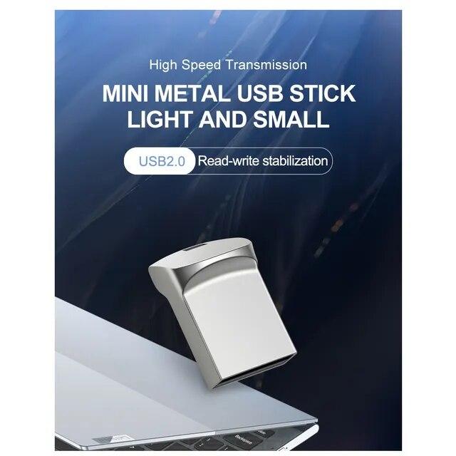 Super Mini Metal USB Flash Drives 64GB Creative Business Gifts Memory Stick｜itemselect｜08