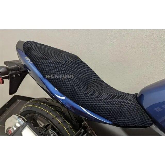 Suzuki sv 650用モーターサイクルシートカバー,シート保護クッション,容量性,3D,部品付属品,sv650,2023-2019｜itemselect｜04