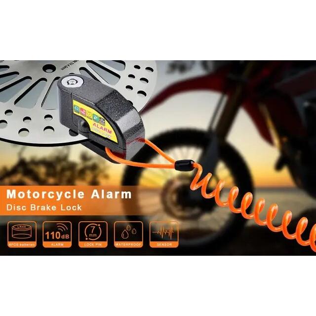 Motocycle Bicycle Alarm Lock Scooter Bike Anti Theft Security Disc Brake Lo｜itemselect｜07