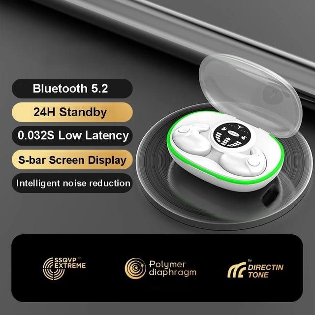 Bluetooth付きワイヤレスヘッドセット,apx5デバイス,防水,ノイズリダクション付き,タッチコントロール付き,5.3｜itemselect｜22