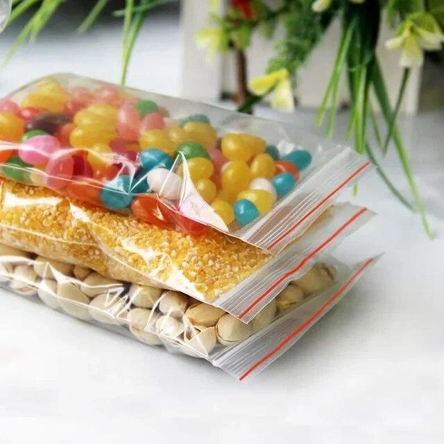食品,キャンディー,ジュエリー包装,再封可能なジッパー付きの透明なプラスチック製収納バッグ｜itemselect｜15
