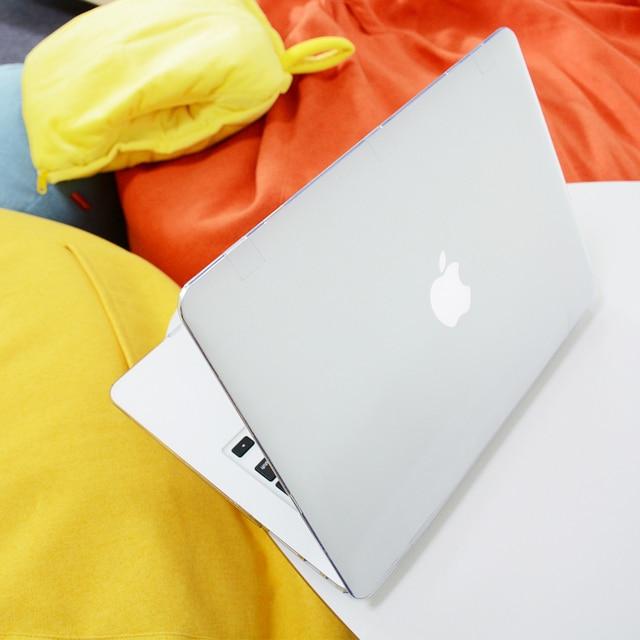 Apple macbook用クリスタルラップトップケース,11 12 13 15 15.4 13.3インチ,mac book air pro用,タッチ｜itemselect｜06