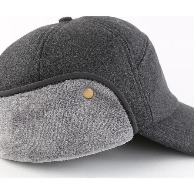 Connectyle-男性用のフラップ付き冬用帽子,バイザー付きの暖かいフェイクファーの帽子,毎日の野球帽｜itemselect｜22