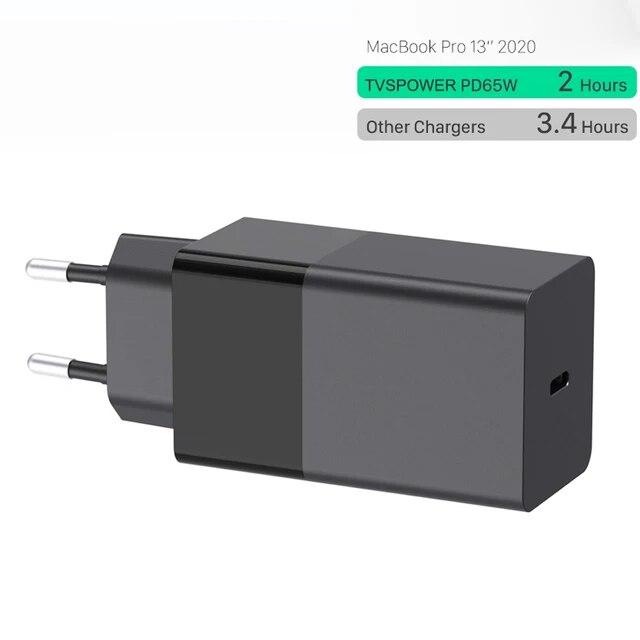 USB-C充電器65ワットガンPD3.0高速充電電力供給アダプタmacbookの/asusの/hp/huawei社ラップトップipadプロ/iphon｜itemselect｜10