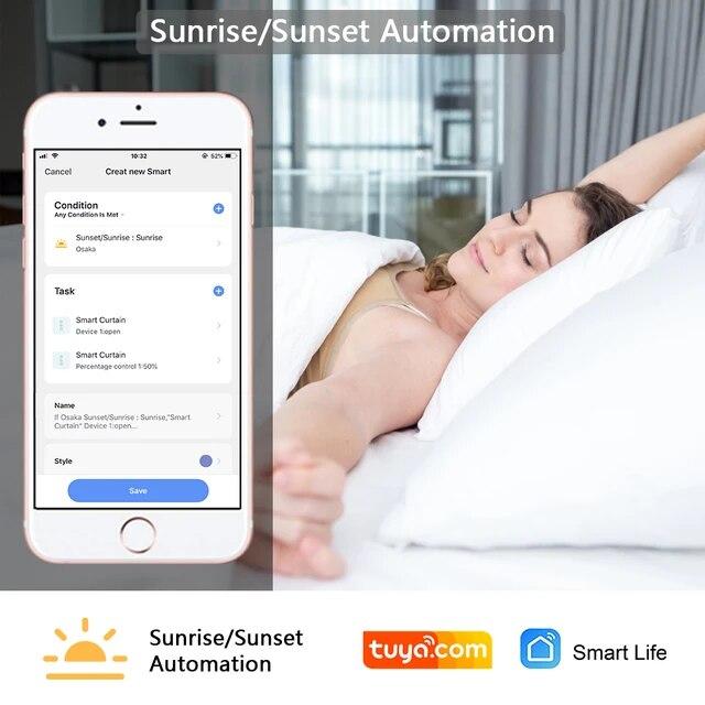 Tuya-スマートライフzigbeeカーテン,シャッター付き,3.0 V,電気モーター,Google Home,alex,mqta,Echo,音声制御｜itemselect｜28