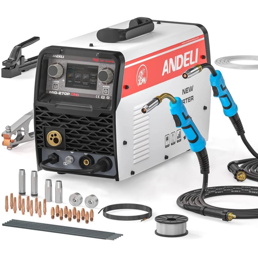 ANDELI 半自動溶接機 アルミ溶接可能 200V 200AMP MIG Lift TIG