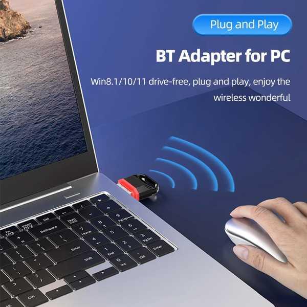 USB Bluetooth-Compatible5.0-5.3アダプター受信機 ワイヤレスオーディオレシーバー/プレイアダプター コンピューター スピーカー マウス ヘッドフォン用｜itesa｜03