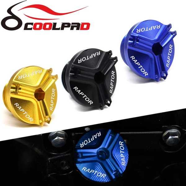オイルフィラーキャップヤマハラプター700 700R 20062023 cncロゴエンジンオイルドレンプラグオイルサンプナットatv