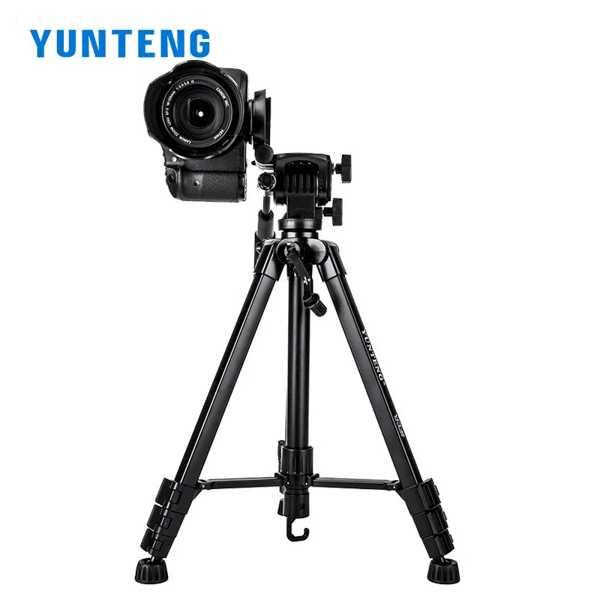 Yunteng-カメラ 携帯電話 カメラ LEDライト用のポータブル油圧式三脚ヘッドブラケット 写真アクセサリーVCT-60｜itesa｜06