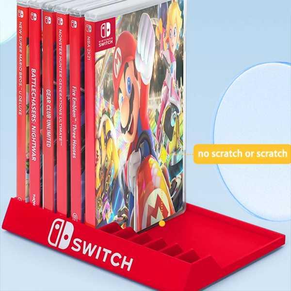 Nintendo Switch用収納スタンド デスクトップカード カセット 収納ラック ゲームディスク アクセサリー用｜itesa｜06