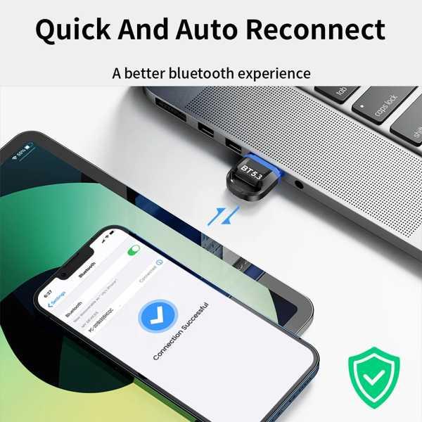 Bluetooth 5.3 USBアダプター ワイヤレスマウスミニ気化器 PCレシーバー Bluetooth 5.0｜itesa｜05
